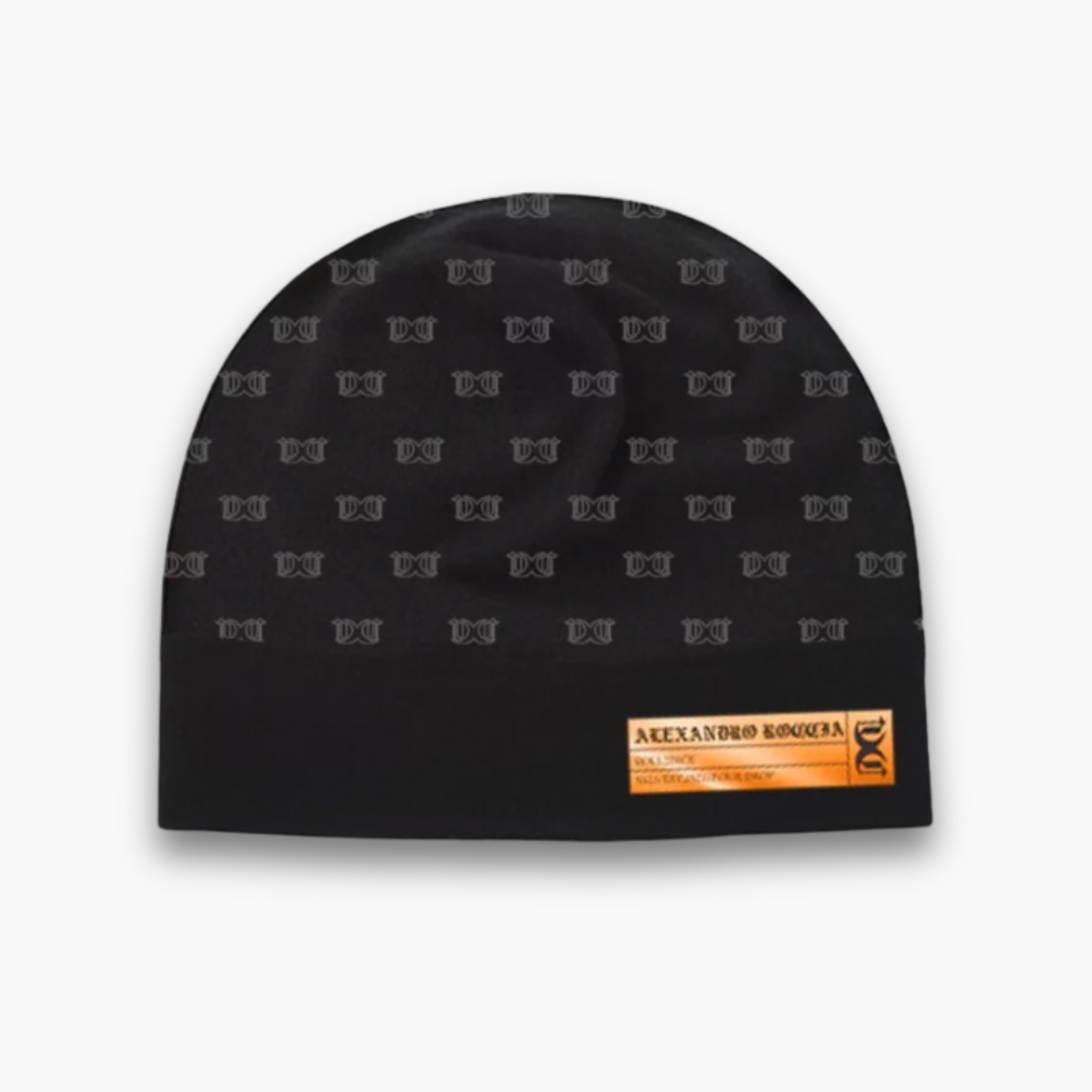 BONNET MONOGRAMME (ORANGE)