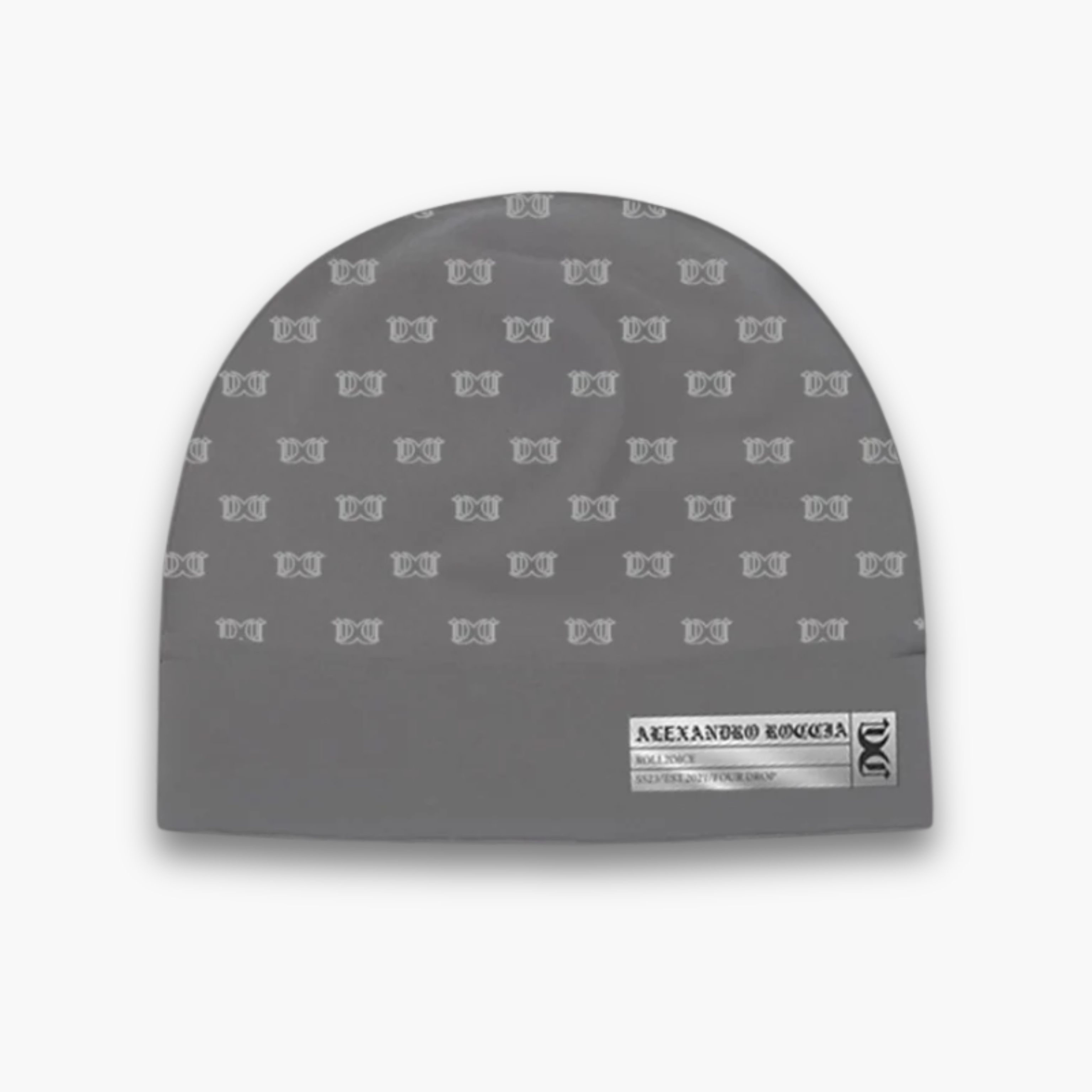BONNET MONOGRAMME (GRIS)