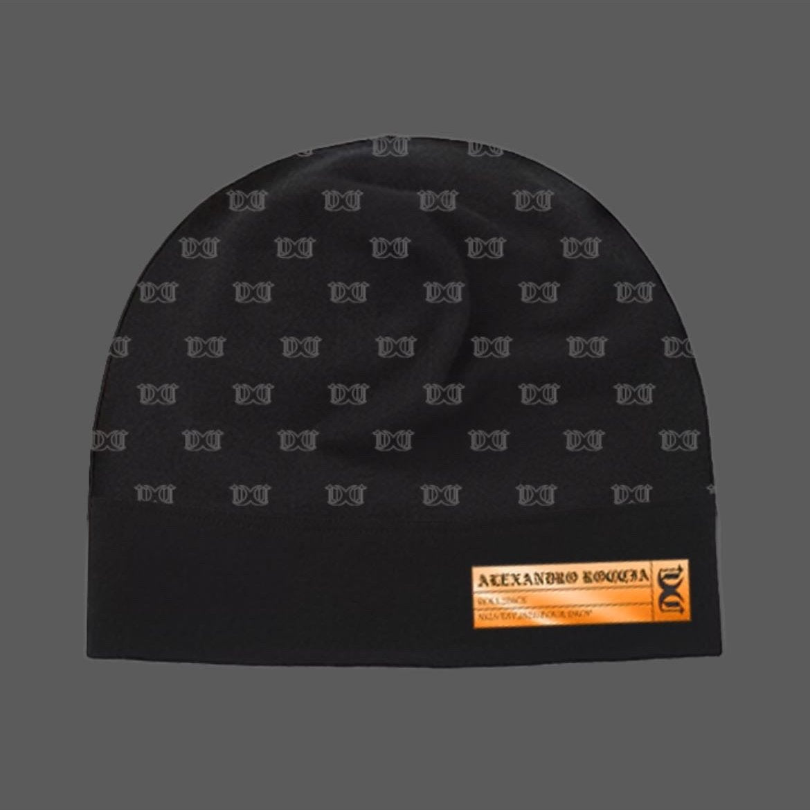 BONNET MONOGRAMME (ORANGE)